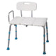 Drive Medical Adjustable Bath and Shower Transfer Bench with Reversible Backrest, Off White, 1 Each, 770 - 406 - A Medi Supplies