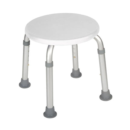 Drive Medical Adjustable Height Bath Stool, White, 1 Each, RTL12004KD - A Medi Supplies