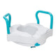 Drive Medical Aquasense 3 - in - 1 Contoured Raised Toilet Seat 2", Removavle Handles, 1 Each, 770 - 617 - A Medi Supplies
