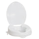 Drive Medical Aquasense 4" Elongated Raised Toilet Seat W/ Lid (300lbs Cap.) Plastic Tool - free, 1 Each, 770 - 629 - A Medi Supplies
