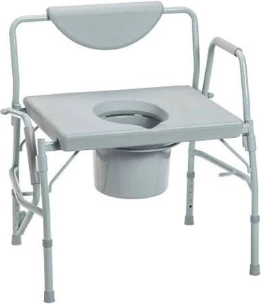 Drive Medical Bariatric Drop Arm Bedside Commode Chair, 1 Each, 11135 - 1 - A Medi Supplies