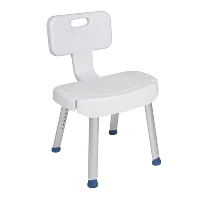 Drive Medical Bathroom Safety Shower Chair with Folding Back, 1 Each, RTL12606 - A Medi Supplies
