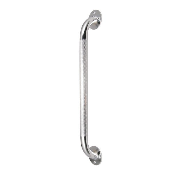 Drive Medical Chrome Grab Bar, 12", Knurled, Case of 3, 12112 - 3 - A Medi Supplies