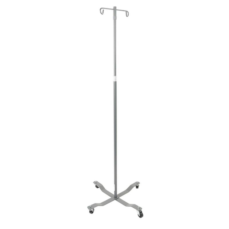Drive Medical Economy Removable Top I. V. Pole, 4 Hook Top, Chrome, 1 Each, 13033 - A Medi Supplies
