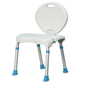 compare product Drive Medical Folding Bath and Shower Chair with Non-Slip Seat and Backrest, White, 1 Each, 770-525
