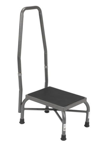 compare product Drive Medical Heavy Duty Bariatric Footstool with Non Skid Rubber Platform and Handrail, 1 Each, 13062-1SV