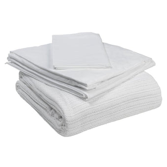 compare product Drive Medical Hospital Bed Bedding in a Box, 1 Each, 15030HBC