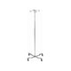 Drive Medical IV Pole, Economy, with Removable Top and Hooks, H40 - 82" Silver Vein, 13029 - A Medi Supplies