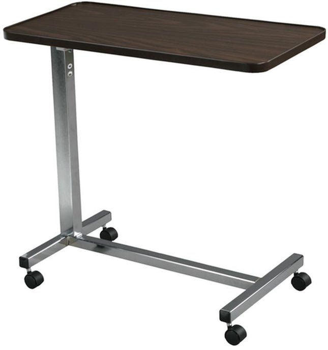 Drive Medical Non Tilt Top Overbed Table, Chrome, 1 Each, 13003 - A Medi Supplies
