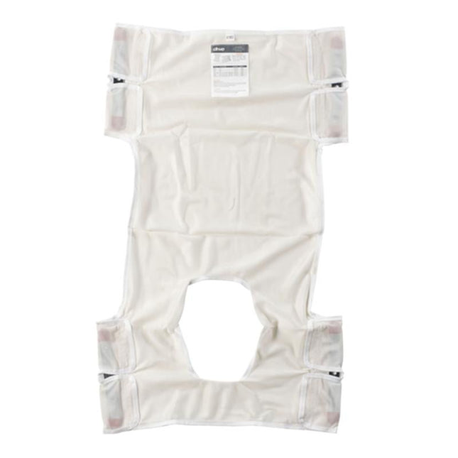 Drive Medical Patient Lift Sling, Polyester Mesh with Commode Cutout, 1 Each, 13026 - A Medi Supplies