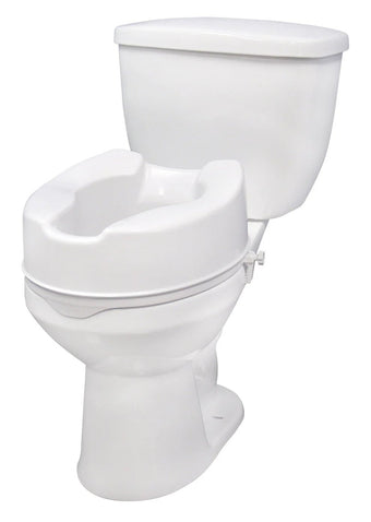 compare product Drive Medical Raised Toilet Seat with Lock, Standard Seat, 6