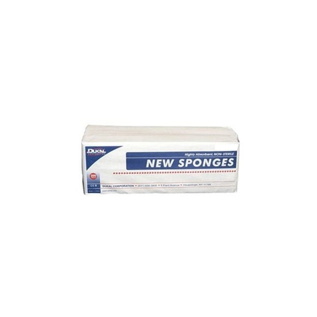 DUKAL New Sponge, 4 - Ply, Non - Sterile, W2" x L2", 200 each/bag, 40 bag/case, 6112 - A Medi Supplies