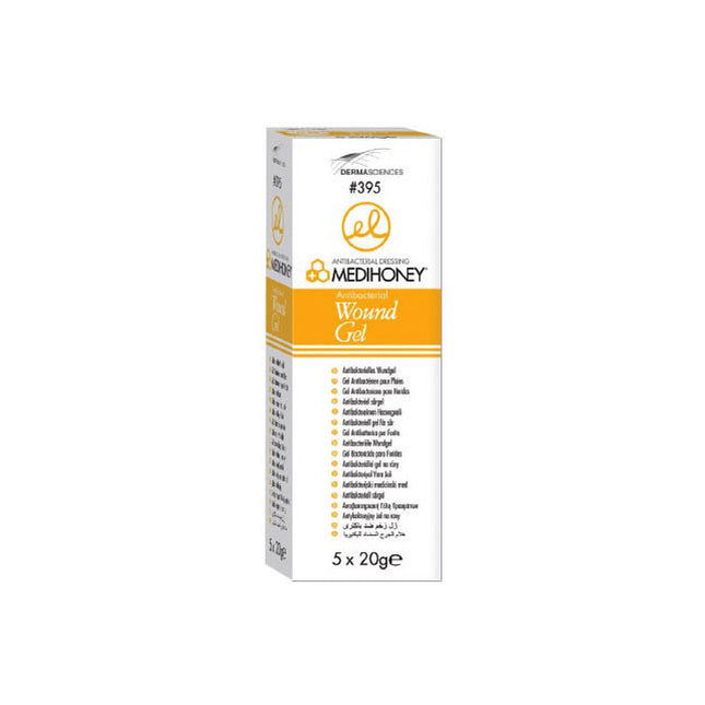 Integra LifeSciences Medihoney Antibacterial Wound Gel, 20g Tube 20 each/box, DUP391