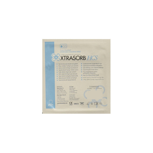 Gentell Inc (Derma Sciences) XTRASORB® HCS Super Absorbent Dressing, W8" x L8" 5 each/box, DUP86388