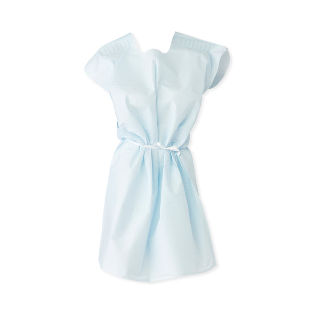 Alliance™ Single-Use Exam Gown, 3 Ply, 30" x 42" (76 cm x 107 cm), Blue, 50/CS, EG3042TPT-B