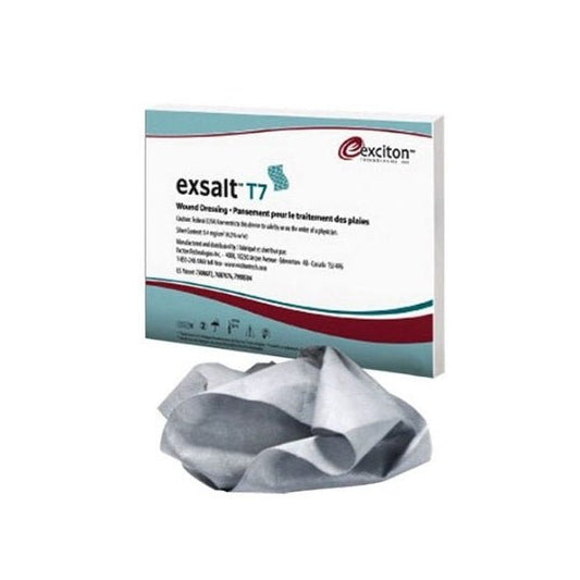 Exciton Technologies Inc. Exsalt® T7 Silver Wound Dressing 20X40cm 10 each/box, 4 box/case T70816 - A Medi Supplies