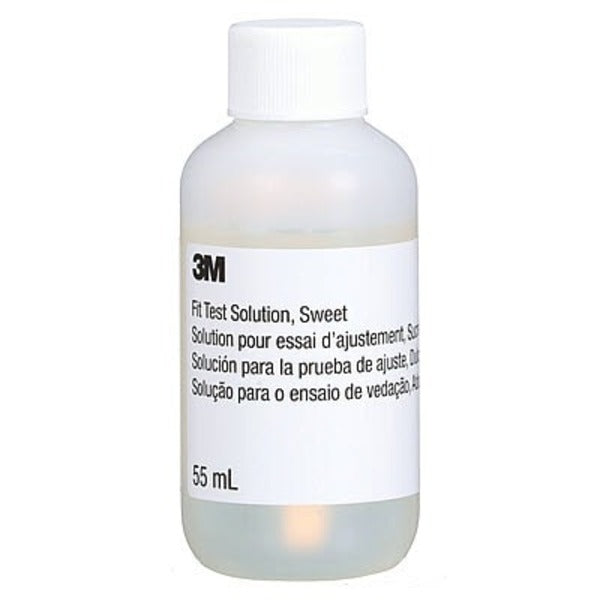 3M Test Solution for N95 Qualitative Fit Test Kits for Face Masks, Sweet Solution, Fit Test Solution, 1 Bottle, FT-12