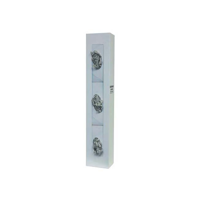 BOWMAN® Dispensers Glove Box Dispenser, Triple, Space Saver GB-068