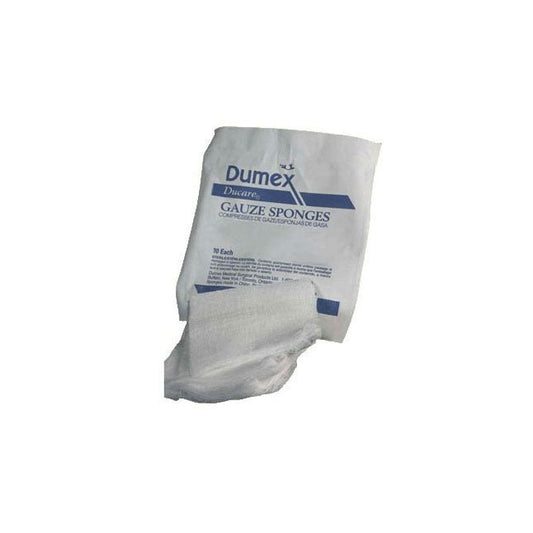 Gentell Inc (Derma Sciences) Ducare® Gauze Sponge, Woven, 12 - Ply, Sterile, W4" x L4", 2 each/pack, 25 pack/tray, DUP82412 - A Medi Supplies