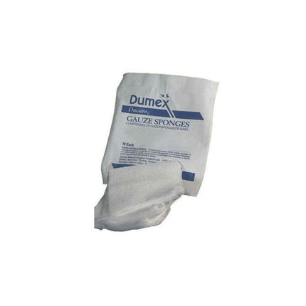 Gentell Inc (Derma Sciences) Ducare® Gauze Sponge, Woven, 12 - Ply, Sterile, W4" x L4", 25 each/bag, 24 bag/case, DUP82412H - A Medi Supplies