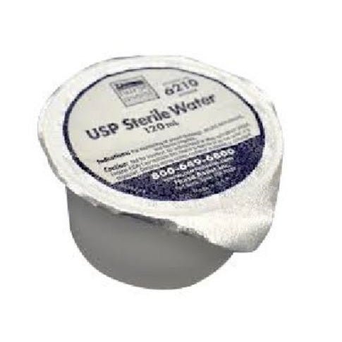 Gentell Inc (Derma Sciences) Nurse Assist Sterile Water USP, 120ml Foil Lid Cup 48 each/case NA6210 - A Medi Supplies