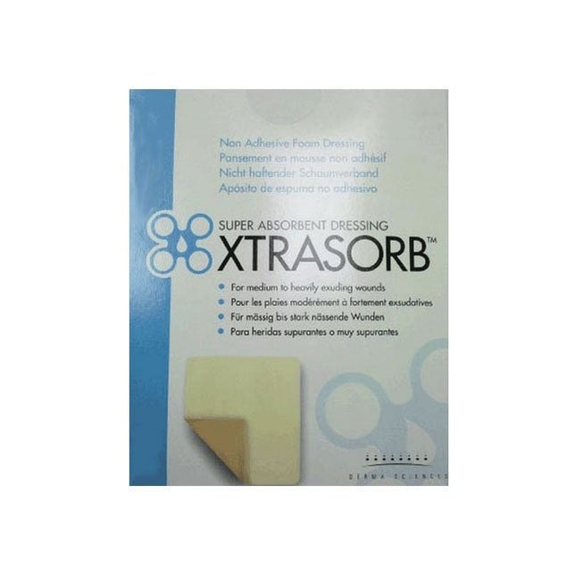 Gentell Inc (Derma Sciences) Xtrasorb® Super Absorbent Dressing, Foam, Sterile, W8" X L8" 5 each/box, DUP86188 - A Medi Supplies