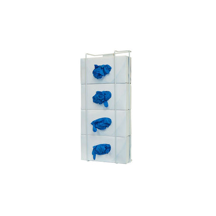 BOWMAN® Dispensers Glove Box Dispenser, Quad, Coated Wire 2 each/pack, 3 pack/case GL044-0613