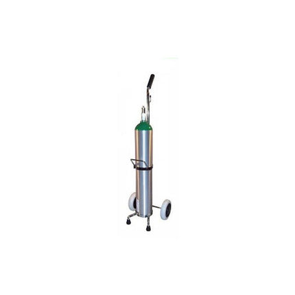 Wheeled Oxygen Cylinder Cart for D or E Cylinders, 1 EA, 6110 - A Medi Supplies