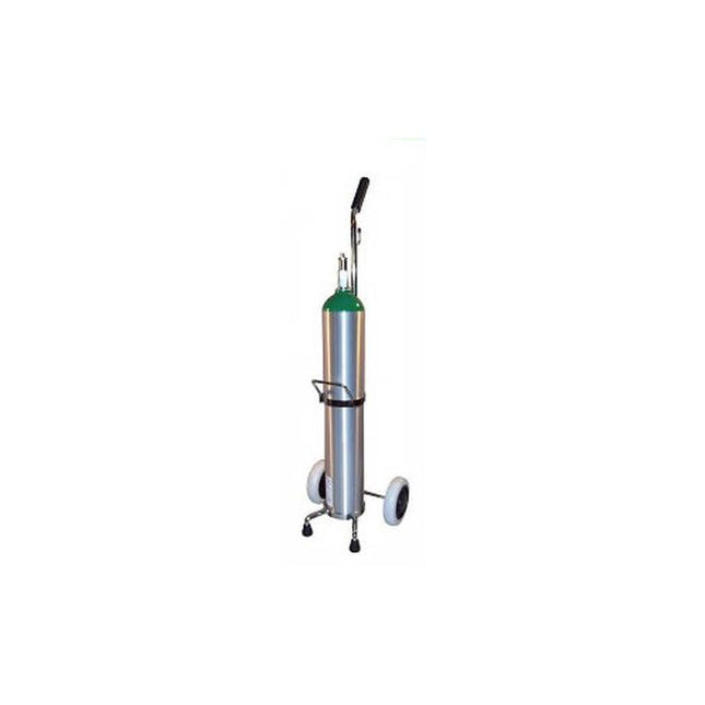 Wheeled Oxygen Cylinder Cart for D or E Cylinders, 1 EA, 6110 - A Medi Supplies