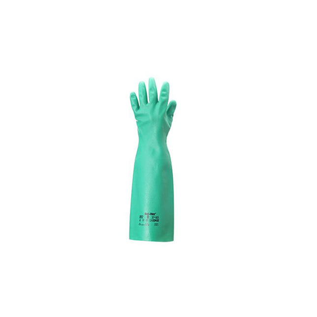Ansell Alphatec ® Solvex ® Elbow-Length Chemical Gloves Nitrile, Style 37-185 AN3718510