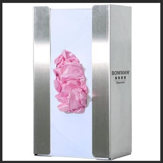 Bowman® Dispensers Glove Box Dispenser Single, Stainless Steel  GS-004