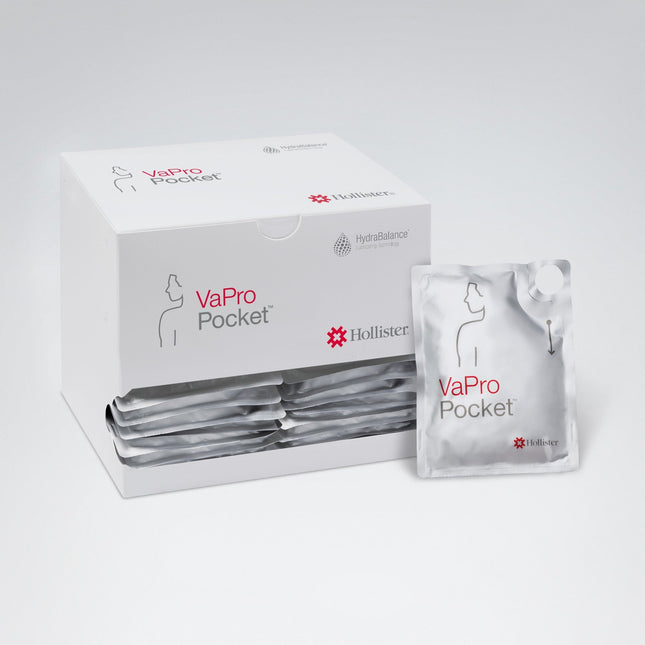 Hollister Vapro Pocket Hydrophilic Intermittent Catheter 10fr 16", 30/Box, 70104 - A Medi Supplies