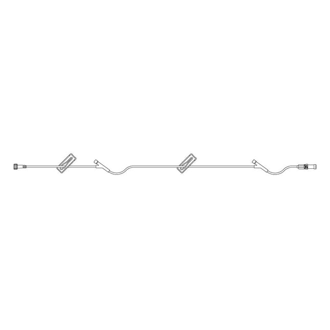 ICU Medical Extension Set, Macrobore, Prepierced Y-Sites, 32" 48 each/case 12648-28