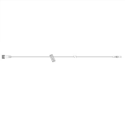 ICU Medical Macrobore Extension Set 20" 50 each/case 12655-28 / 1265528