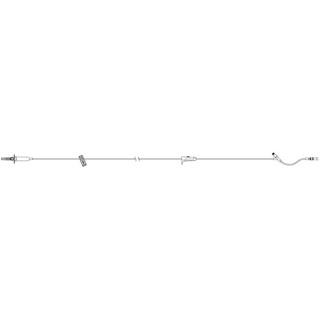 ICU Medical Primary Set, Macrobore, Clave™ Y-Site, 100" 48 each/case 12661-28