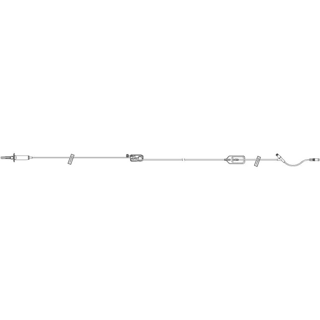 ICU Medical Primary PlumSet™, Clave™ Y-Site, 0.2 Micron Filter, PE-Lined Tubing, 104" 50 each/case 14255-28