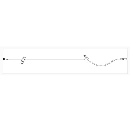 ICU Medical Extension Set, Macrobore, Clave™ Y-Site, 8" 50 each/case 20654-28