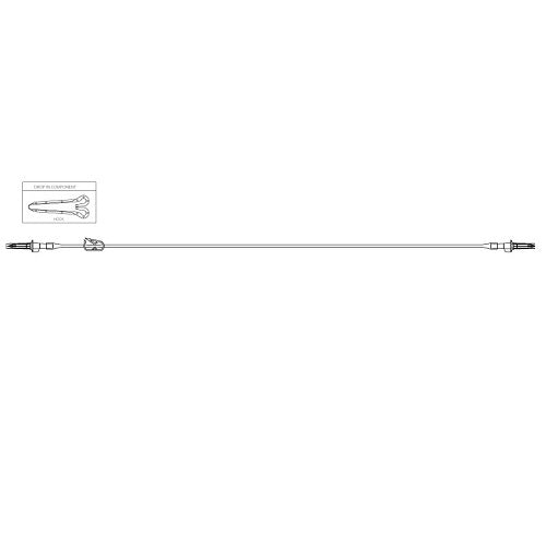 ICU Medical Secondary Irrigation Set, Large Bore, 26 Inch 20 each/case 06541-01