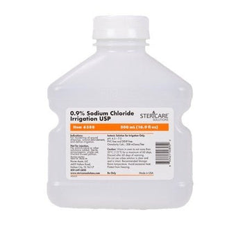 compare product ICU Medical 0.9% Sodium Chloride Irrigation USP, 500mL 18 each/case  6380