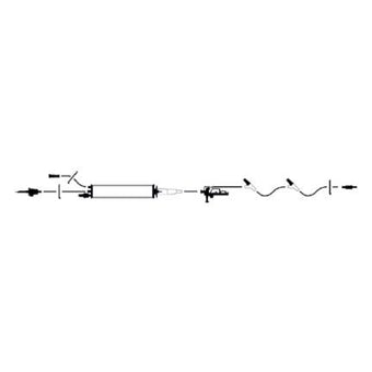 compare product ICU Medical 150 mL Burette PlumSet™, Clave™ Y-Sites, 114
