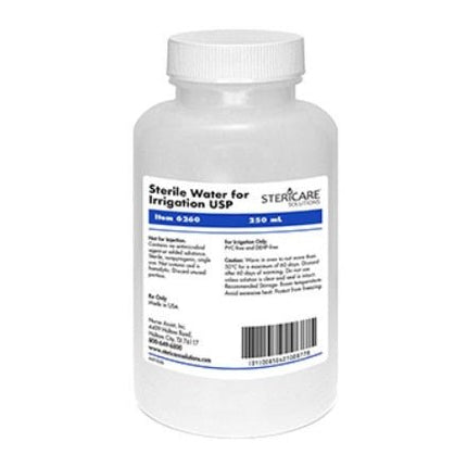 ICU Medical Canada Inc. Sterile Water for Irrigation USP in Plastic Pour Bottle 250mL 24 each/case 6260 - A Medi Supplies