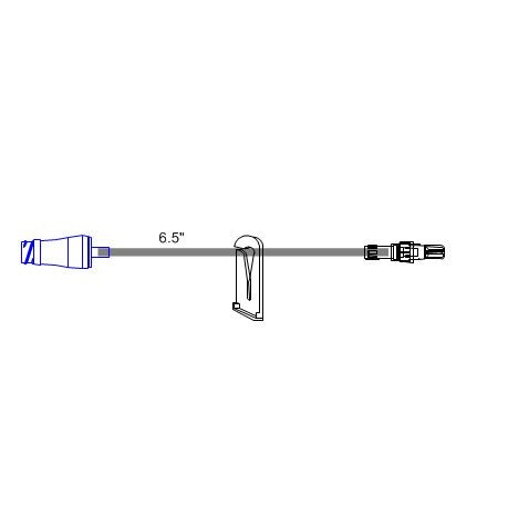 ICU Medical Extension Set 8 Inch 50ea/ca B9001 - A Medi Supplies