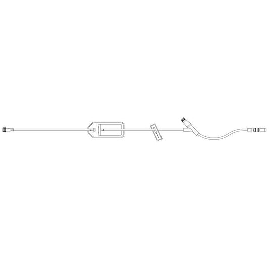 ICU Medical Extension Set, Macrobore, Clave™ Y - Site, 0.2 Micron Filter, 17" 48 each/case 20668 - 28 - A Medi Supplies