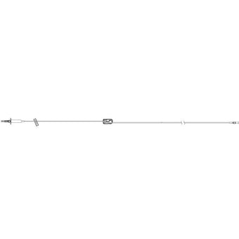 compare product ICU Medical Primary PlumSet, Distal Microbore Yellow-Striped Tubing, 107