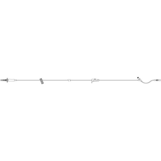 ICU Medical Primary Set, Macrobore, Clave™ Y - Site, 100" 48 each/case 12661 - 28 - A Medi Supplies