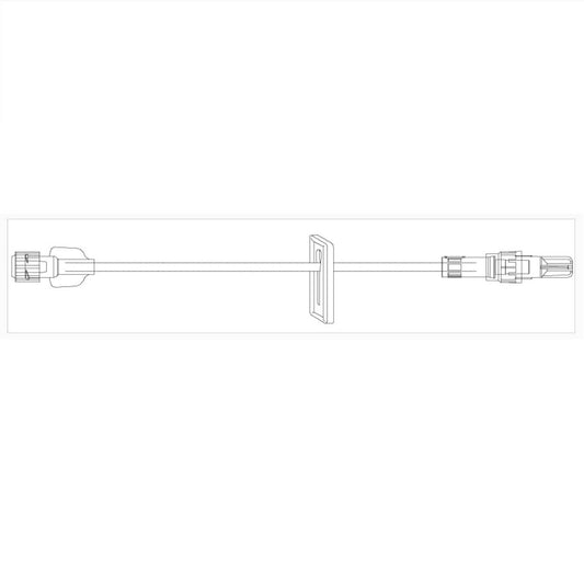ICU Medical Smallbore Extension Set, 74 Inch 48 each/case 06464 - 89 - A Medi Supplies