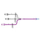 ICU Medical Trifuse Extension Sets - Small Bore Trifuse Luer Lock Extension Set with 3 Microclave and 3 Clamps, 7" 50 each/case MC330027 - A Medi Supplies