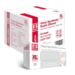 Vinyl Exam Gloves - Latex - Free & Powder - Free, Extra - Large, VGPF3004 - A Medi Supplies