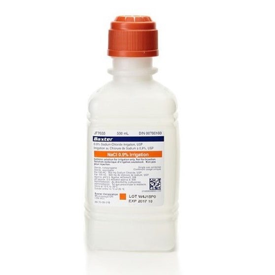 Baxter 0.9% Sodium Chloride Irrigation USP, 1000mL 12 each/case JF7124 Replaced by JF7634