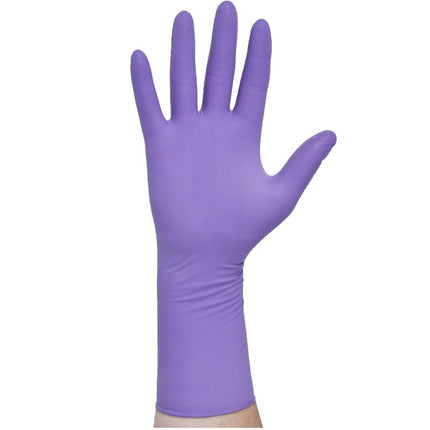 O&M Halyard Canada ULC Purple Nitrile-xtra Exam Glove, Sterile, Pair 2 each/pair, 50 pair/box, 4 box/case 14260